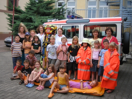 Ferienkernzeitbetreuung zu Besuch bei DRK Ortsverein Oberhausen-Rheinhausen