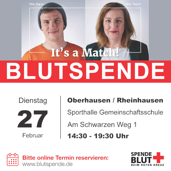 Blutspende Oberhausen-Rheinhausen