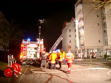 SEG-Tox Brandeinsatz in Langenbrücken