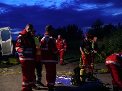 DLRG im Einsatz am Elichsee