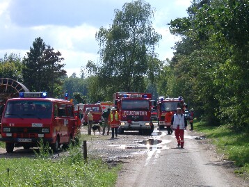 SEG Nord Waldbrand/ Flugzeugabsturzübung