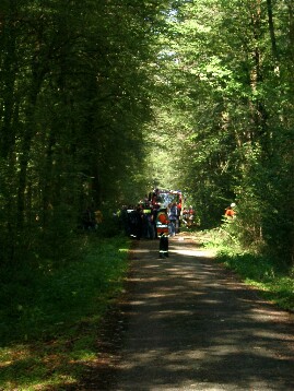 SEG Nord Waldbrand/ Flugzeugabsturzübung