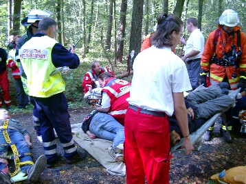 SEG Nord Waldbrand/ Flugzeugabsturzübung