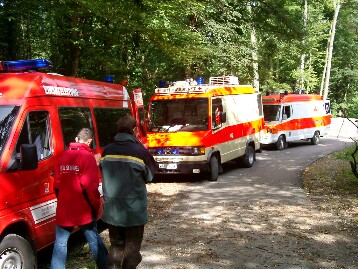 SEG Nord Waldbrand/ Flugzeugabsturzübung