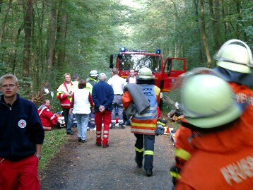 SEG Nord Waldbrand/ Flugzeugabsturzübung