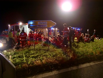 Übung im Wattkopftunnel Ettlingen