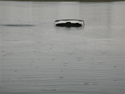 Übung DRK DLRG Bergung eines Autos aus dem Erlichsee