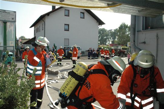 Jahreshauptübung der FFW Oberhausen