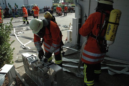 Jahreshauptübung der FFW Oberhausen