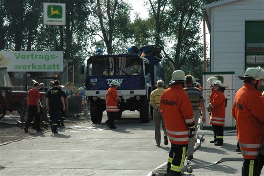 Jahreshauptübung der FFW Oberhausen