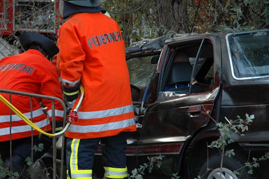 Übung DRK FFW Verkehrsunfall