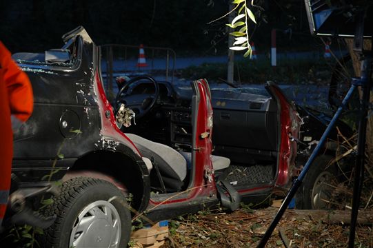 Übung DRK FFW Verkehrsunfall